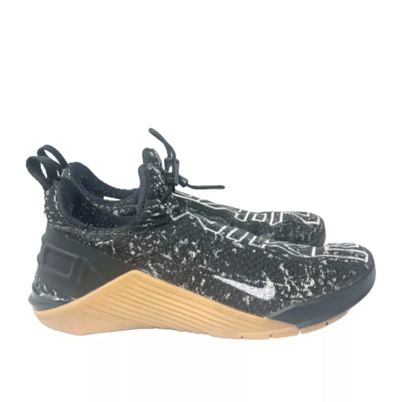 Nike React Metcon Men's Training Shoes BQ6044 011 Black White Brown Gum Size 6 - Picture 5 of 9